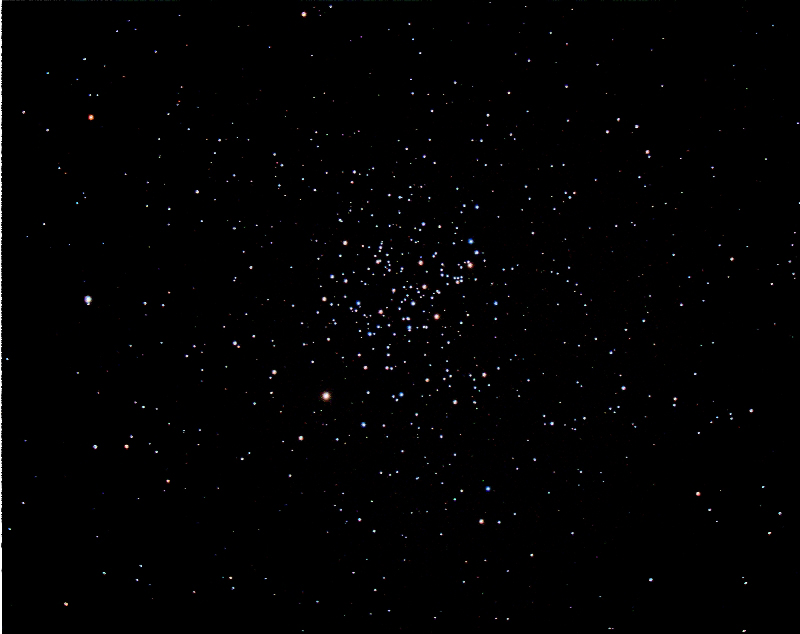 M67; mag 7.4; size 25'; exp 10-min (30sec subs); 60Da @ISO3200; C8 @f/4.4 - CGEM guided; 2-28-16; Hainsport