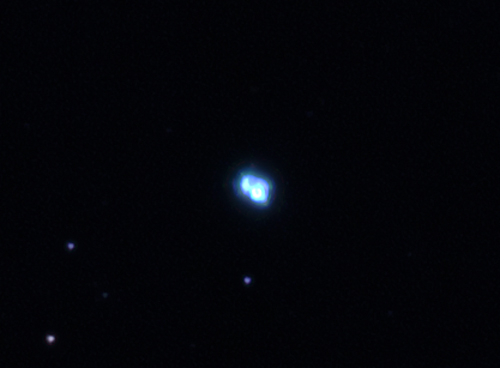 NGC7027; mag 9.6; size 18 sec; exp 16-min(60sec subs); 60Da @ISO3200; C8 @f/7.7; 11-3-13; Atsion
