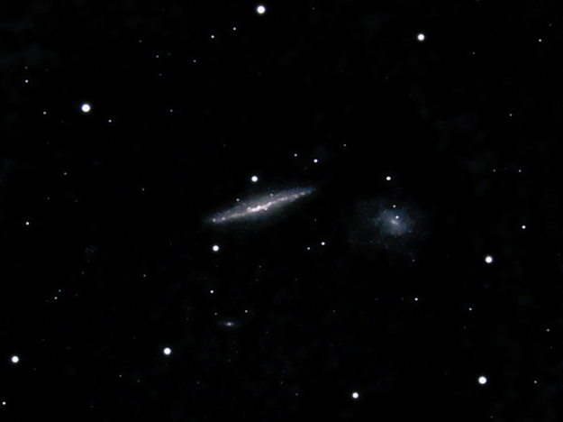 NGC5775/5774/IC1070; mag 12.4/13.2/16; size 3.8x1.0'; 19 min (39x30sec); LX200 10 @f/2.4; ISO 1600; IDAS; 7-12-07; Coyle