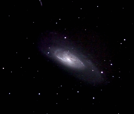 M106 Mag 9.1; size 16.6 x 6.3'; exp 39 min (47 x 50 sec); ISO1600; LX200 10 @ f/2.4; 3-17-10; Coyle