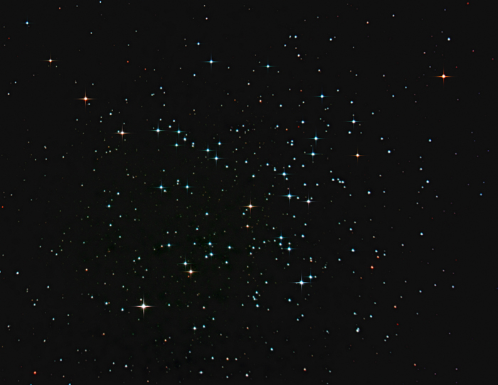 M38 Canon60Da; exp 6-min (12x30sec subs); ISO3200; LX200 10 @f/7.7 guided; 1-4-13; Hainesport